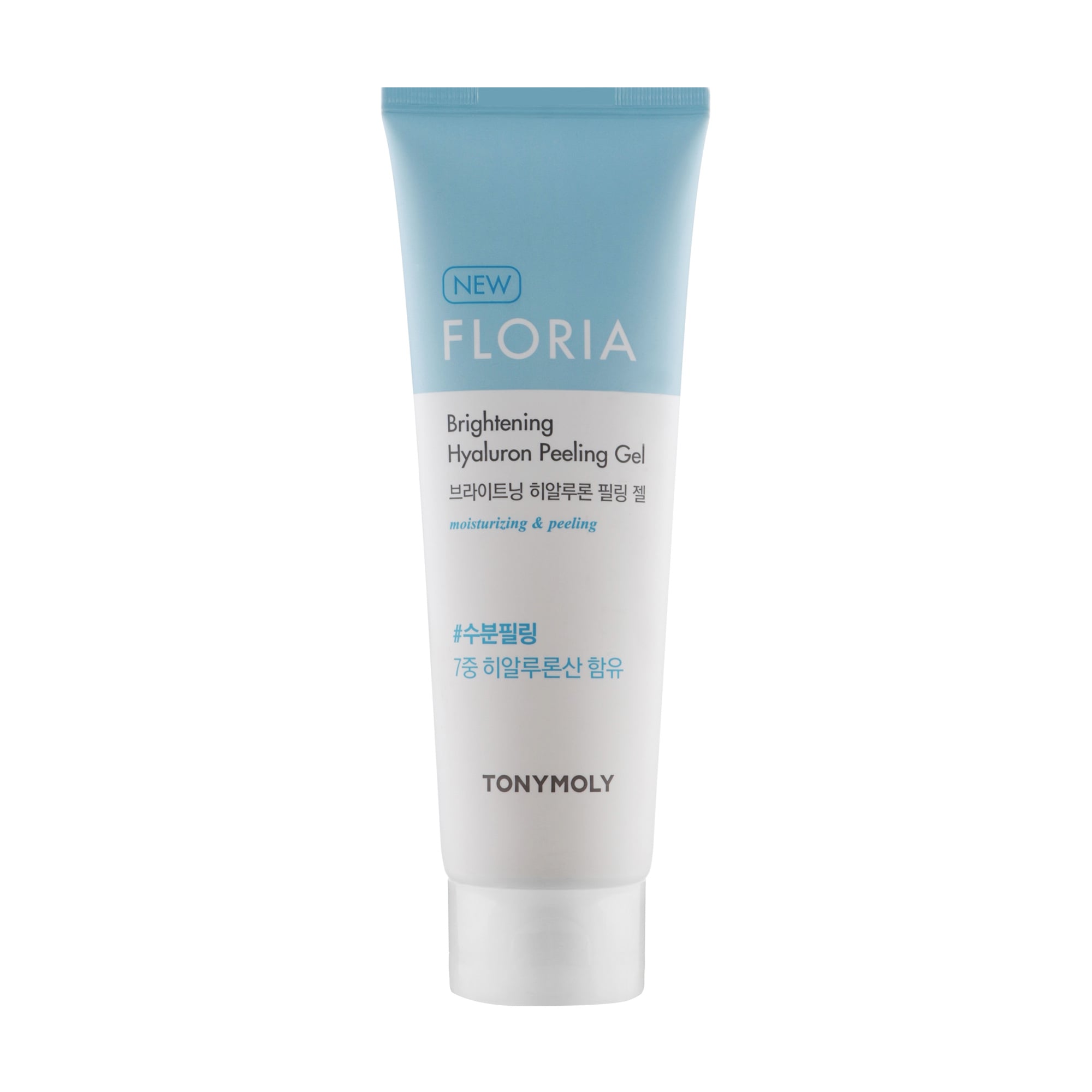 Освітлювальний пілінг-скатка для обличчя Tony Moly Floria Brightening Hyaluron Peeling Gel з гіалуроновою кислотою, 170 мл