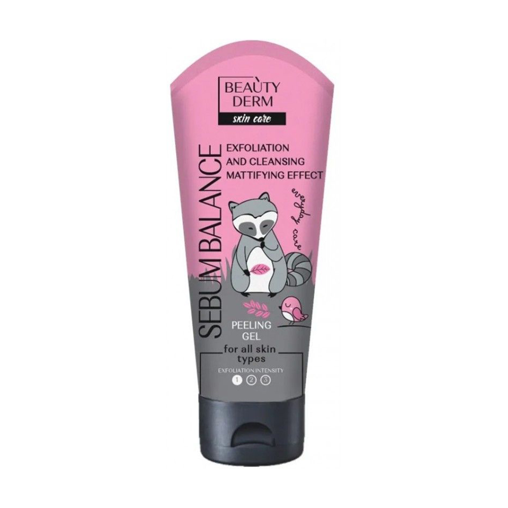 Пілінг-скатка для обличчя BEAUTYDERM Sebum Balance Peeling Gel, 75 мл
