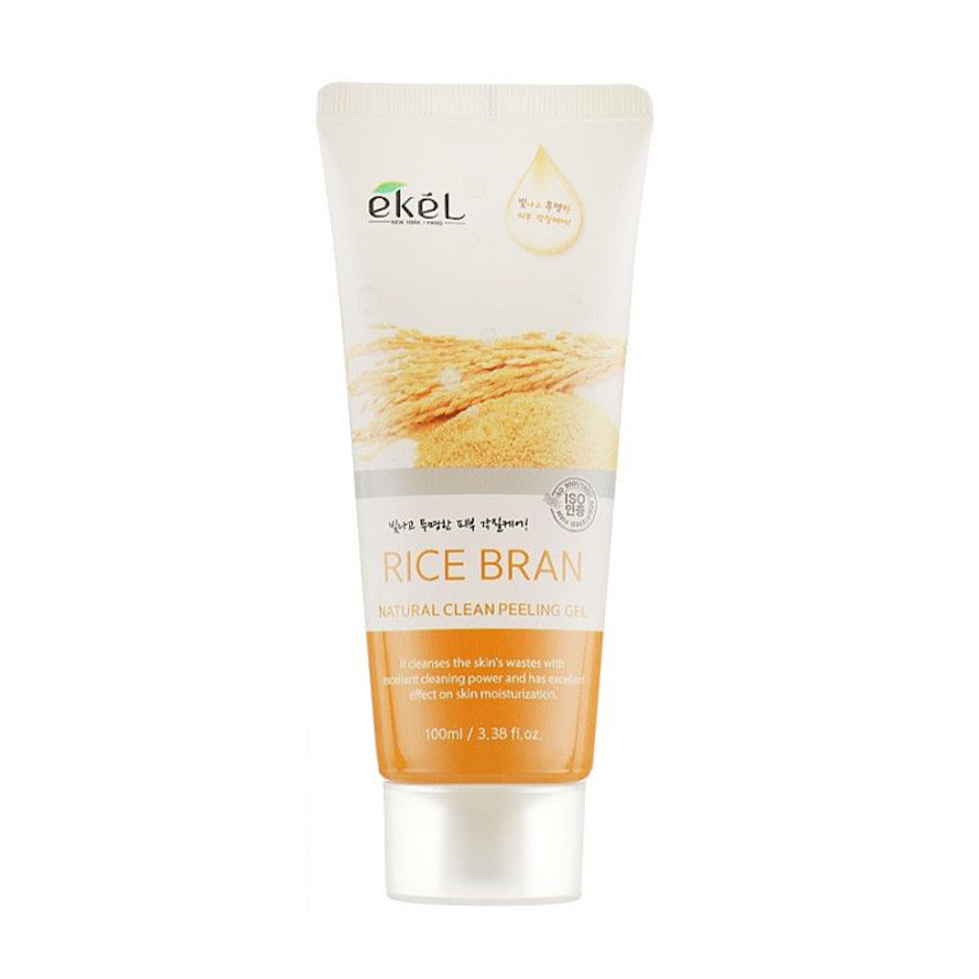 Пілінг-скатка для обличчя Ekel Rice Bran Soft Mild Peeling Gel, 100 мл